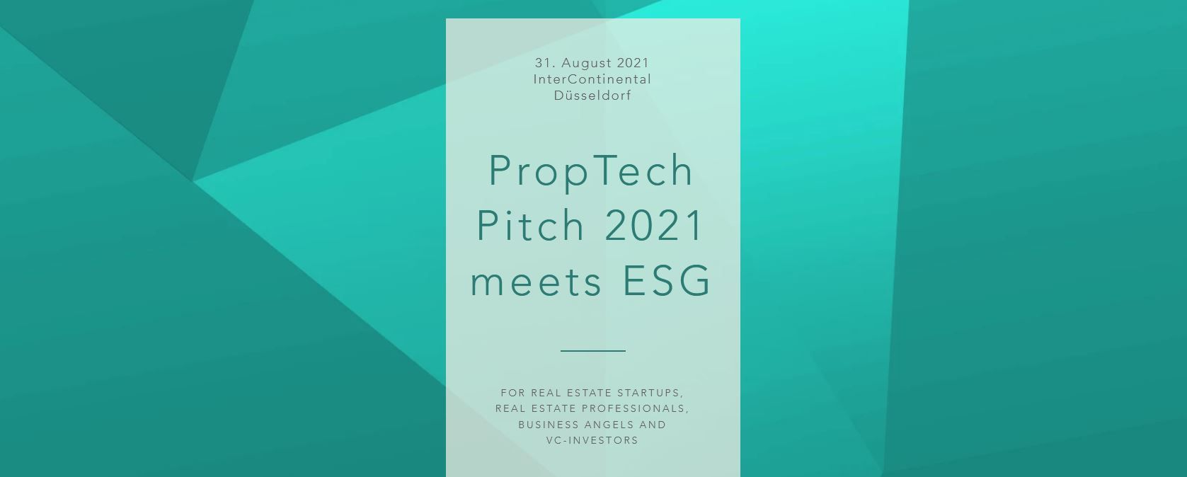 PropTech-Pitch meets ESG
